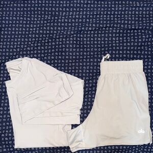 ALO Yoga titanium (grey) set